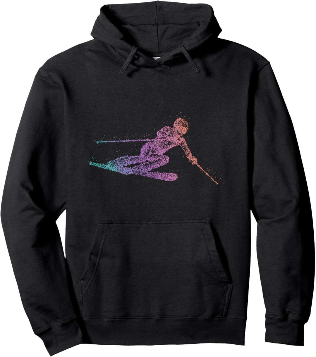 Freestyle Skifahrer Wintersport Stunt Winter Berge Ski Pullover Hoodie