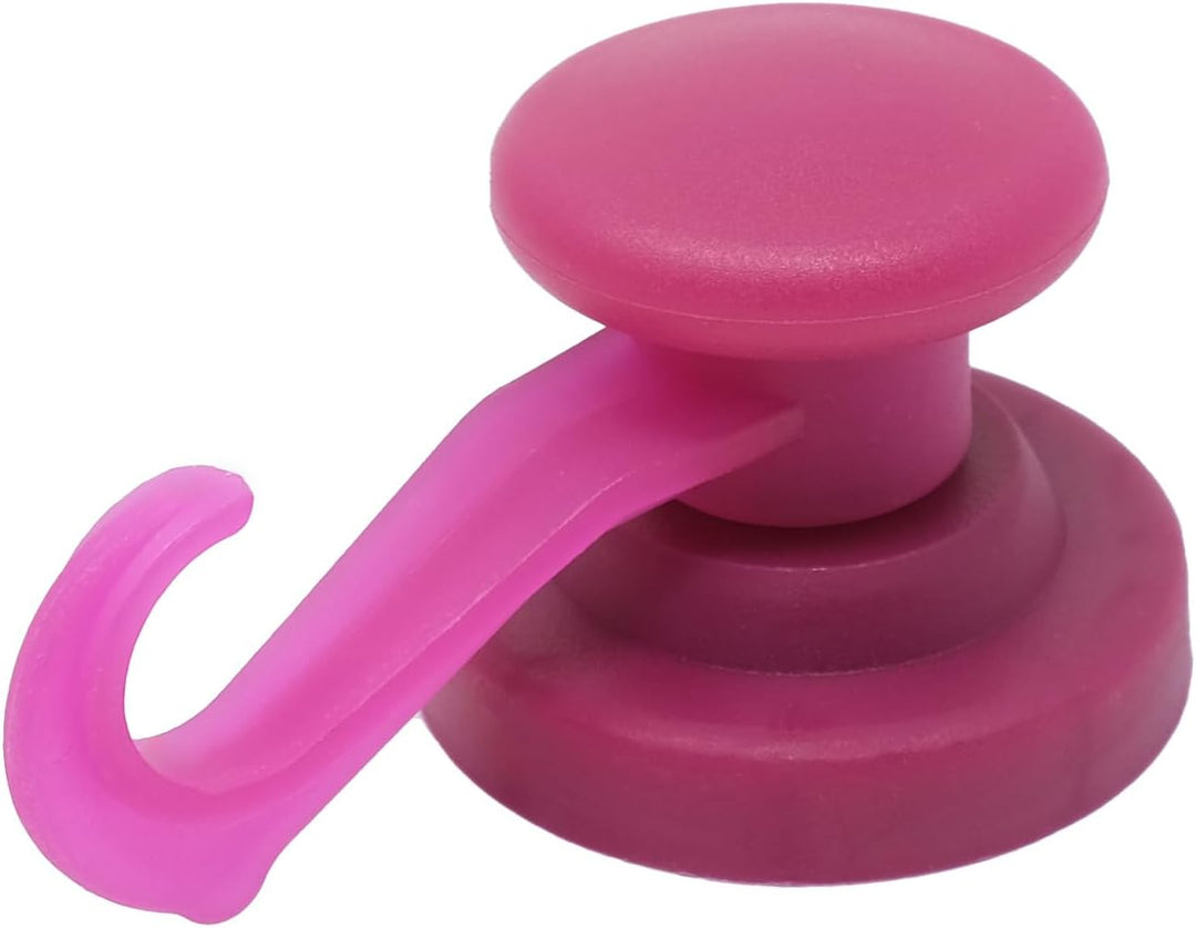 43mm Dia Gummibeschichtete Neodym-Magnet Mit Schwenkhaken-lila (Packung 10)