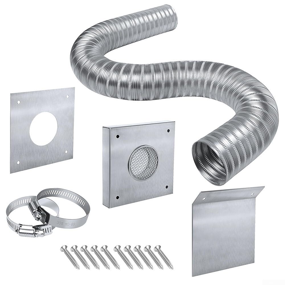 Ofenrohr, Metall Ofenrohr, Wand Kaminrohr Rauchrohr Kaminverlängerung für Holzöfen, Campingofenrohr,