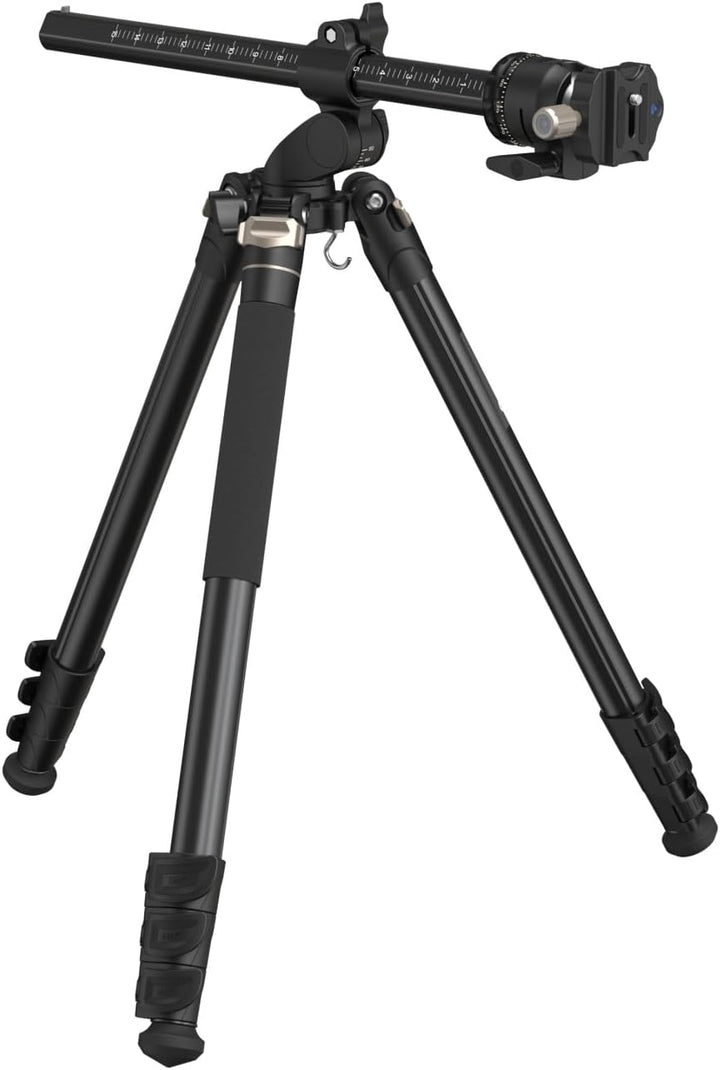 SMALLRIG 73 Zoll Kamerastativ, 360° drehbare Mittelsäule, horizontales Stativ Einbeinstativ, mit Sma