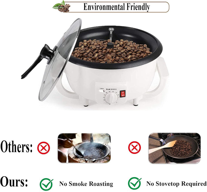 Home Kaffeeröster, Haushalt Elektrischer Kaffeebohne Baker Nuss Erdnuss Cashew Kastanien Röstmaschin