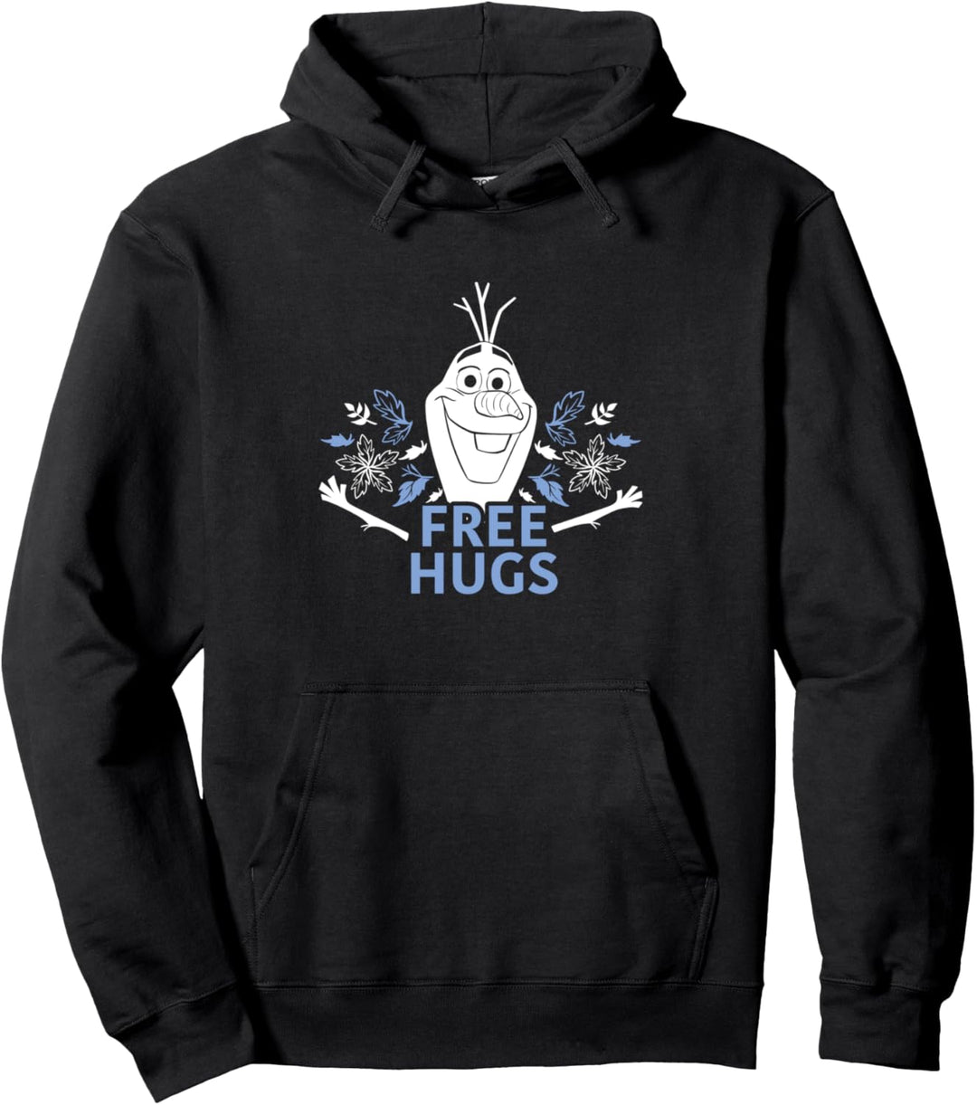 Disney Frozen 2 Olaf Free Hugs Foliage Poster Pullover Hoodie
