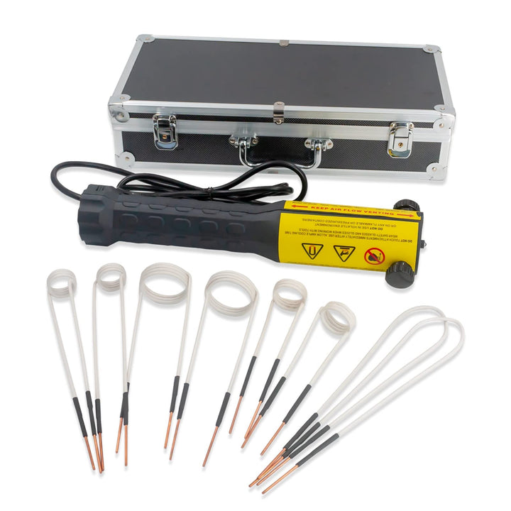 SOLARY, Induktions-Heizset, magnetisch, 1000 W, ohne Flamme, 8 Spulen, zum Entfernen von rostigen Sc