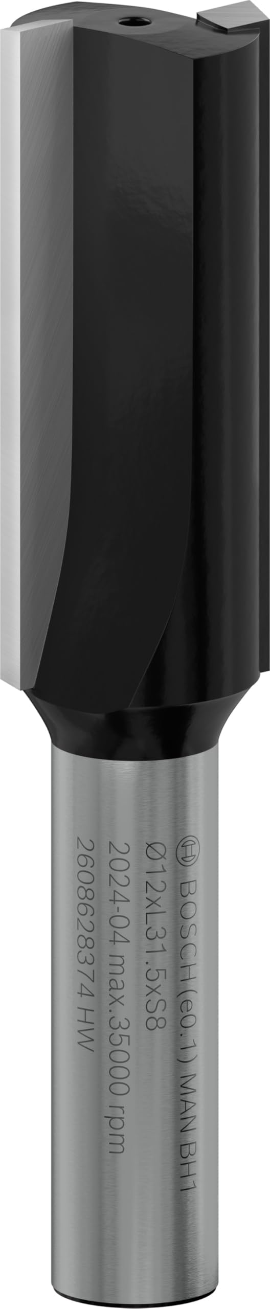 Bosch Professional Nutfräser Standard for Wood (für Holz, 12 mm, Arbeitslänge 31.5 mm, Zubehör Handf