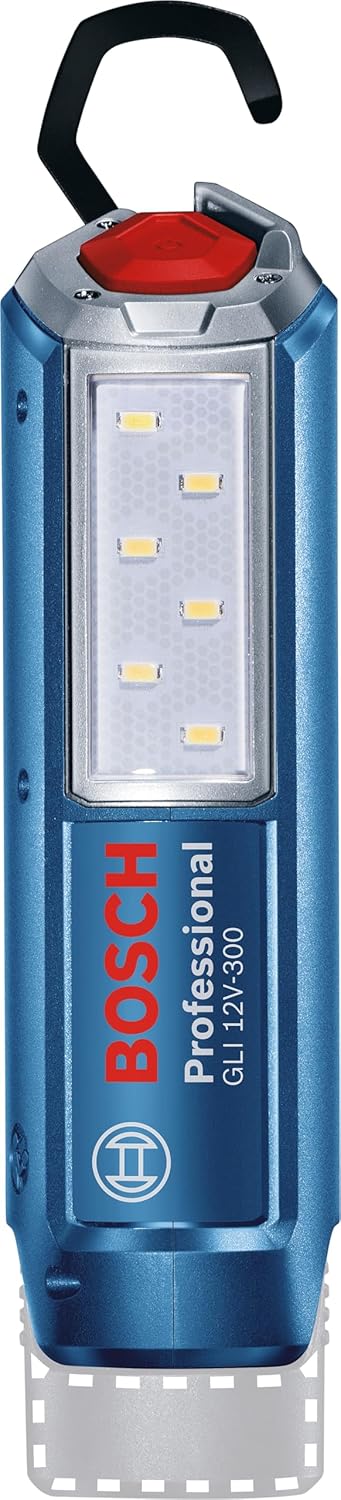Bosch Professional 12V System Akku LED Lampe GLI 12V-300 (300 Lumen, ohne Akkus und Ladegerät, im Ka