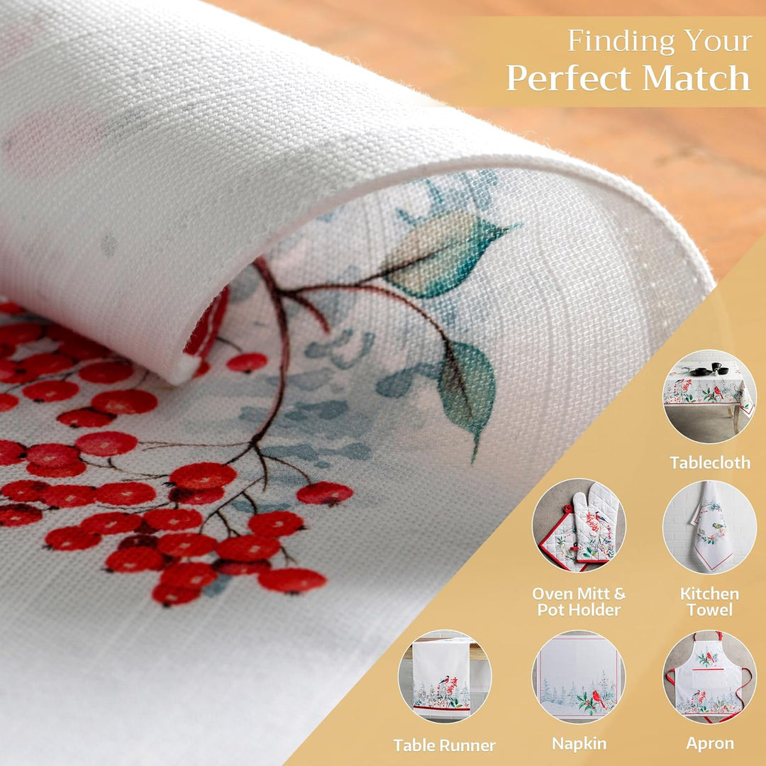 Maison d' Hermine Tischsets, 100% Baumwolle Set mit 4, 33cm x 48cm Tischset für Abendessen, dekorati