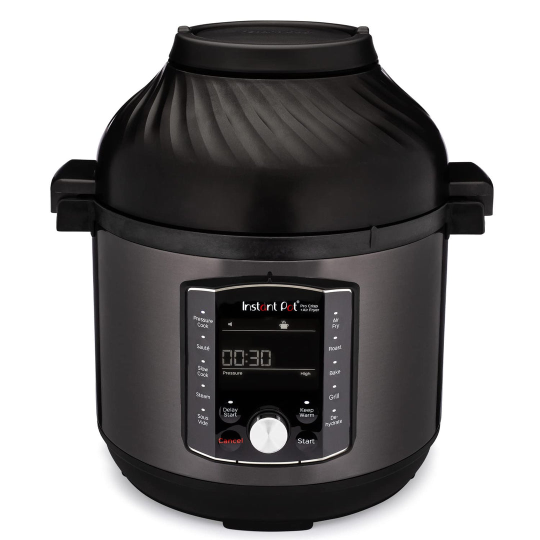 Instant Pot Pro Crisp 11-in-1-Elektro-Multikocher – Schnellkochtopf, Heissluftfritteuse, Slow Cooker
