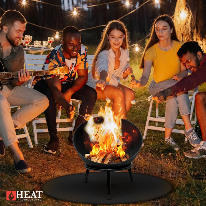 HEAT Outdoor Living Feuerkorb Kappa - Feuerschalen für den Garten - Feuerstelle Outdoor & Feuertonne