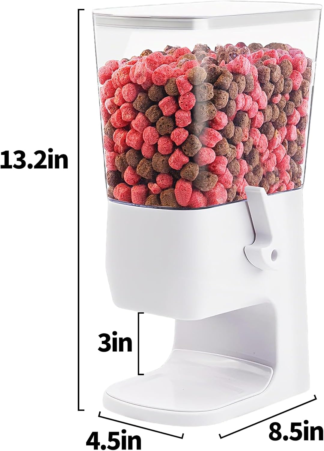 Müslispender, Lebensmittelspender 3.2 L Cereal Dispenser & Cornflakes Spender Zerkleinert Keine Cere