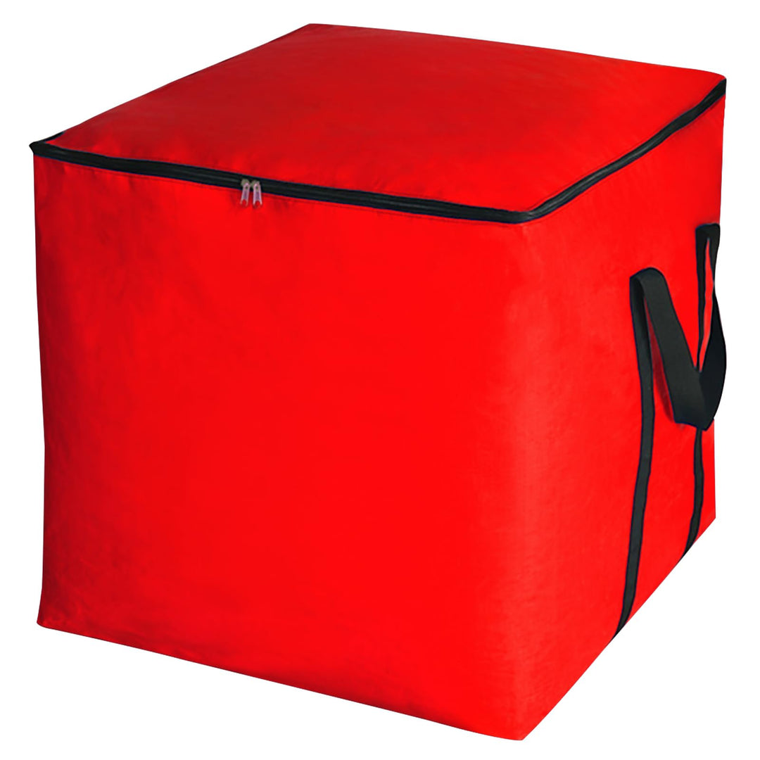 Faltbarer Aufbewahrungsbeutel Rot 66×66×66 cm 280L Staubdichter wasserdichter Umzugssack Aufbewahrun