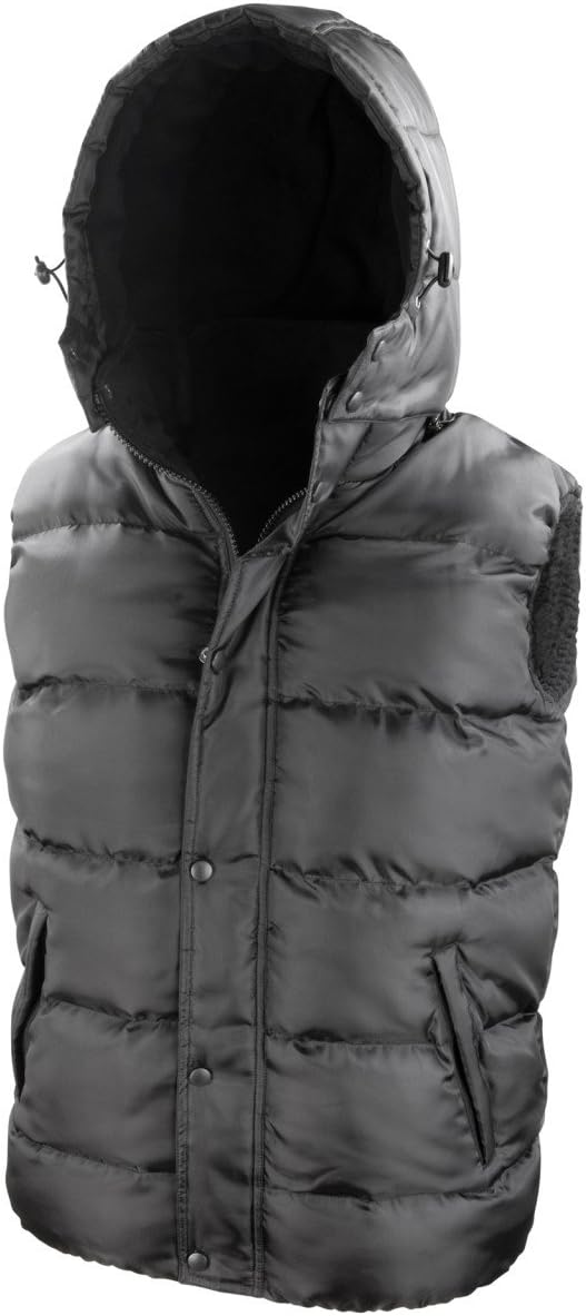 Result Core Nova Lux Herren Winterweste / Steppweste, wasserabweisend, winddicht S,Schwarz