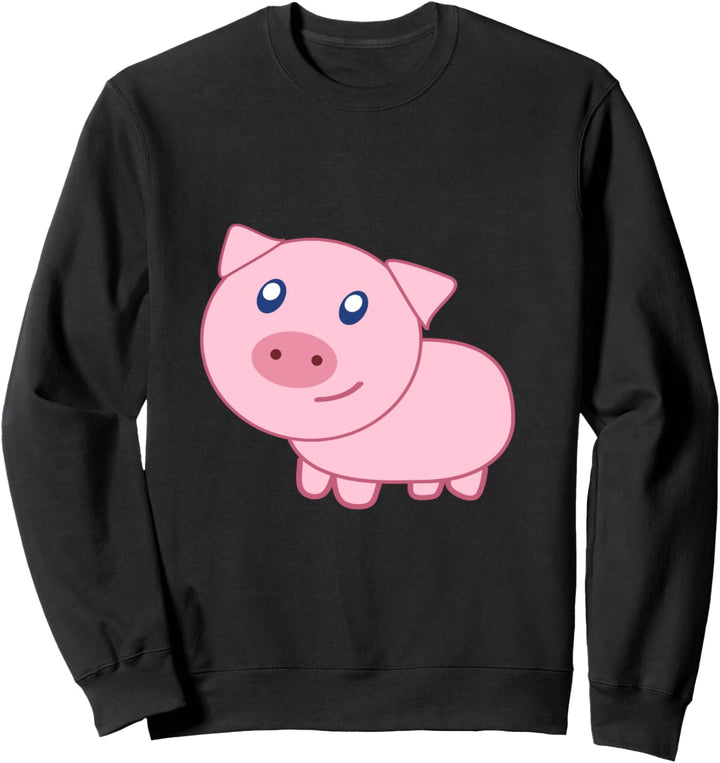 Niedlicher Schweine-Cartoon Sweatshirt