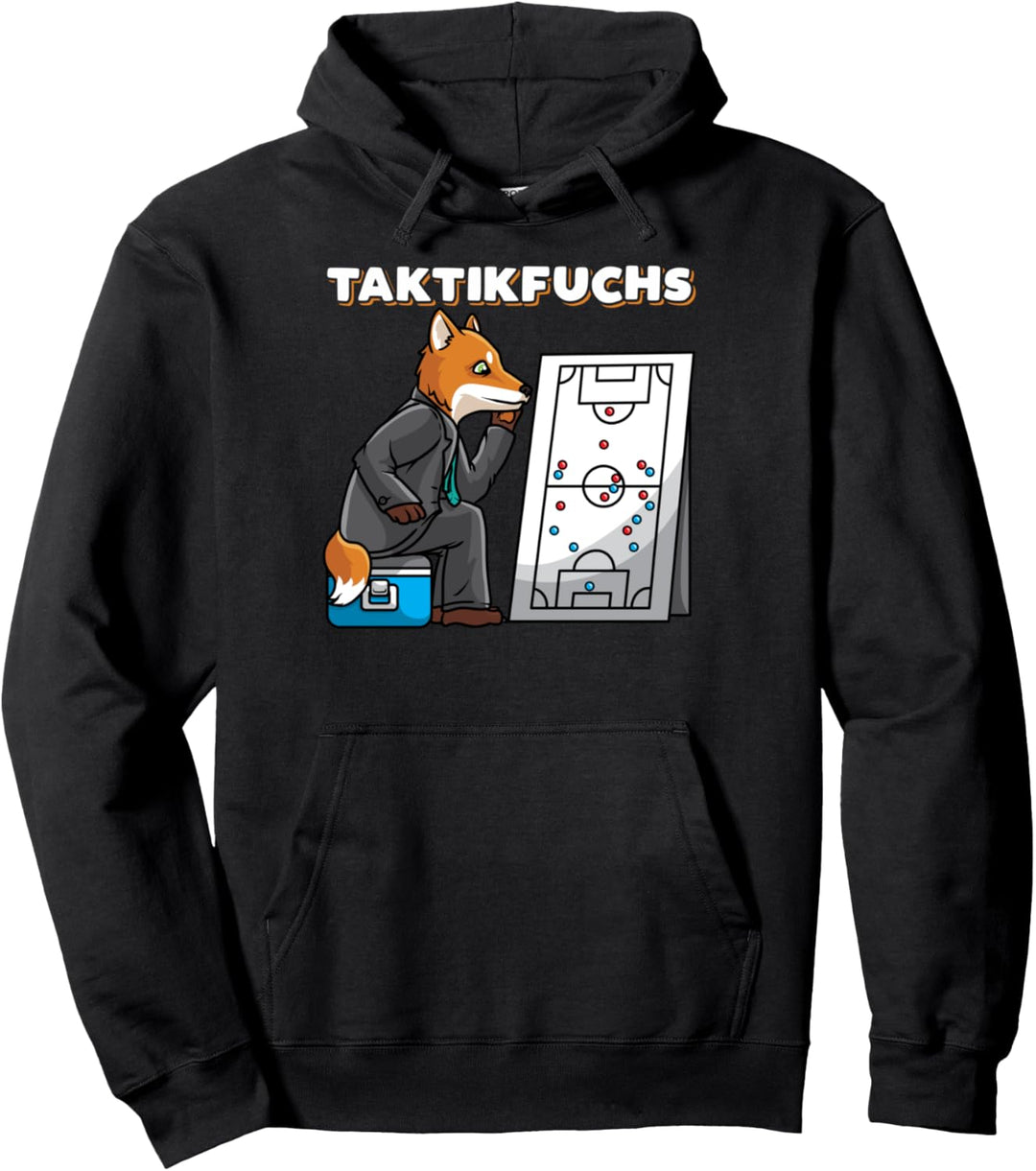 Fussballtrainer Fussball Taktik Trainer Co-Trainer Taktikfuchs Pullover Hoodie