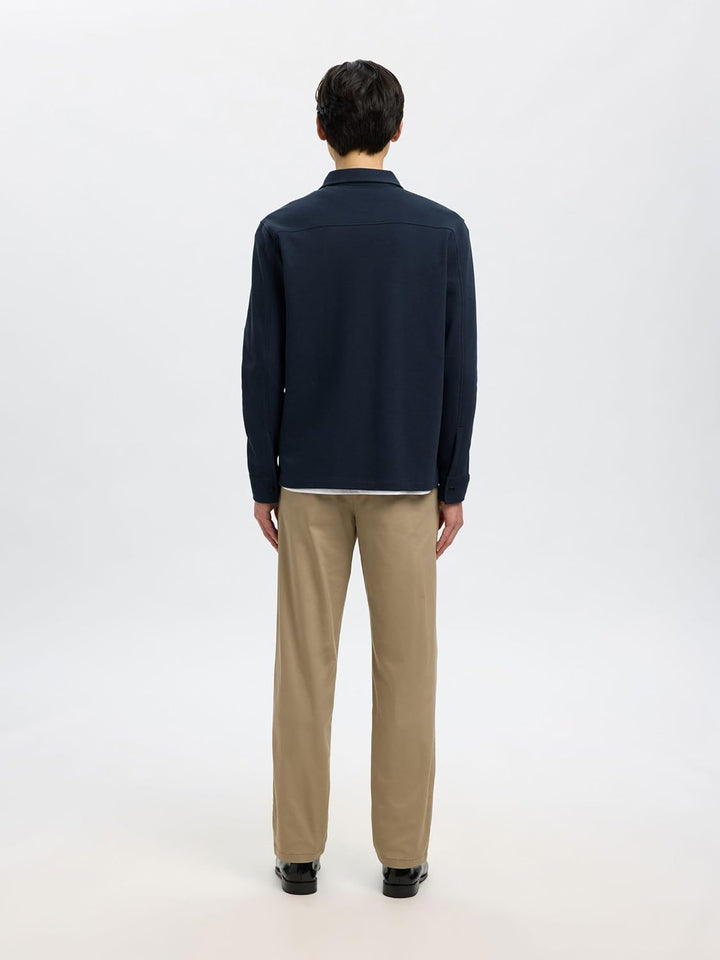 SELECTED HOMME Male Overshirt Klassisches S Blau (Navy Blazer), S Blau (Navy Blazer)