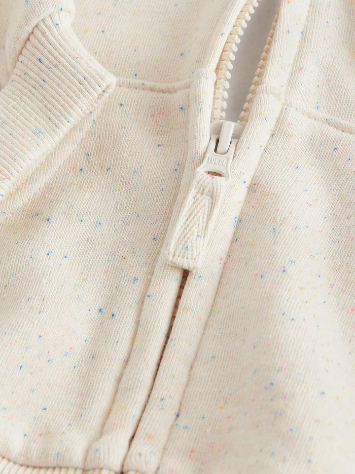 NEXT Mädchen Standard Kapuzenjacke 110-116 Oatmeal, 110-116 Oatmeal
