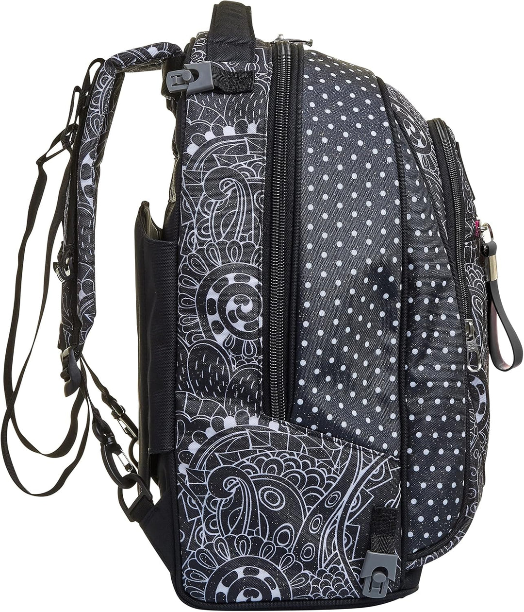 Seven TROLLEY Rucksack mit Trolleyfunktion, 3 in 1, Schulranzen mit Rollen, Abnehmbarer Rucksack, ab