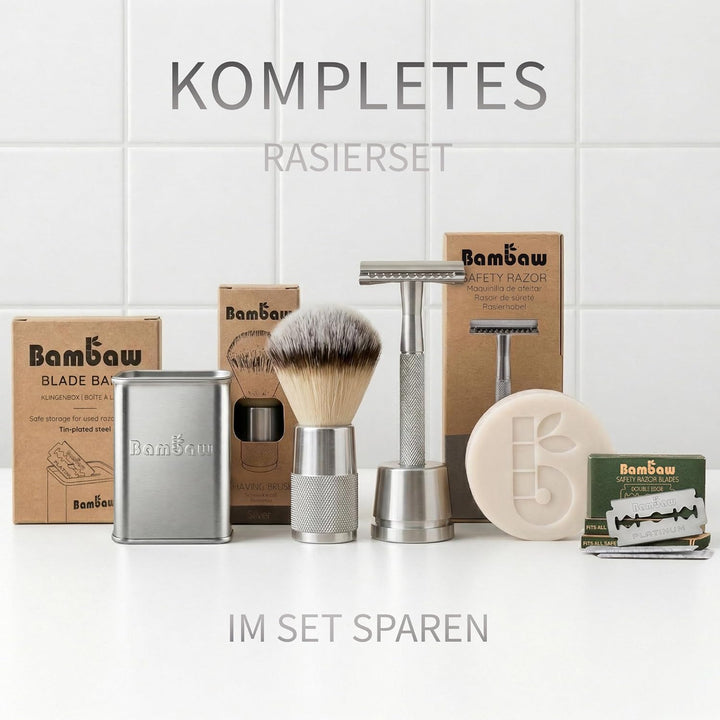 Rasierhobel Klingen | 100 universale Rasierklinge - Vorrat für 18 bis 24 Monate | Damen & Herren für