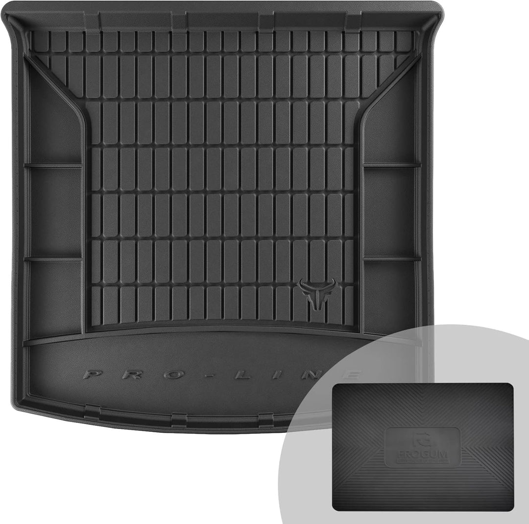 FROGUM ProLine 3D Gummimatte Exklusive Auto Kofferraummatte Kofferraumwanne für Skoda Kodiaq ab 2016