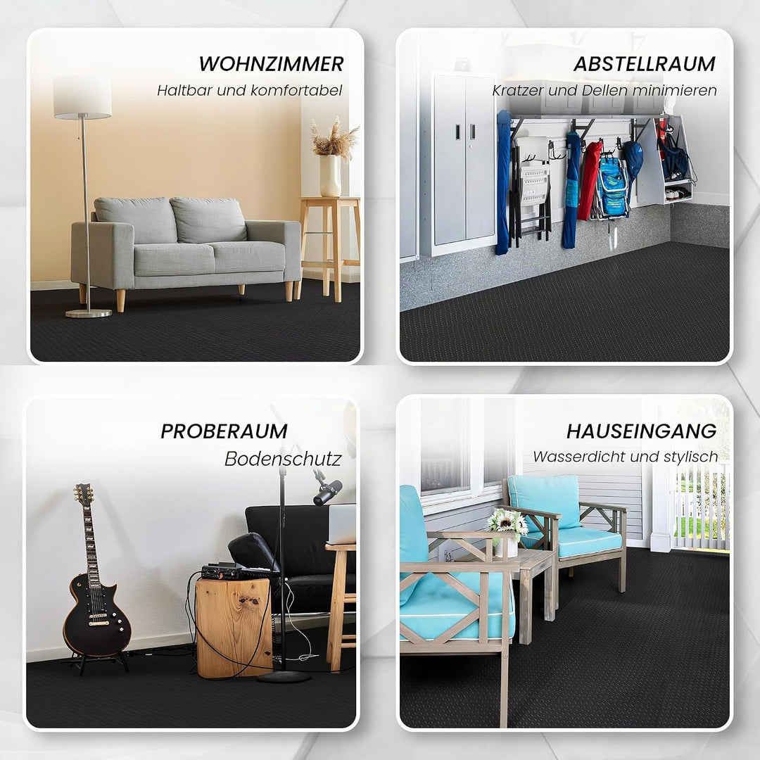 Yes4All 60x60 cm Premium Schutzmatten Bodenschutz Bodenfliesen Sportmatte Gymnastikmatte Puzzlematte