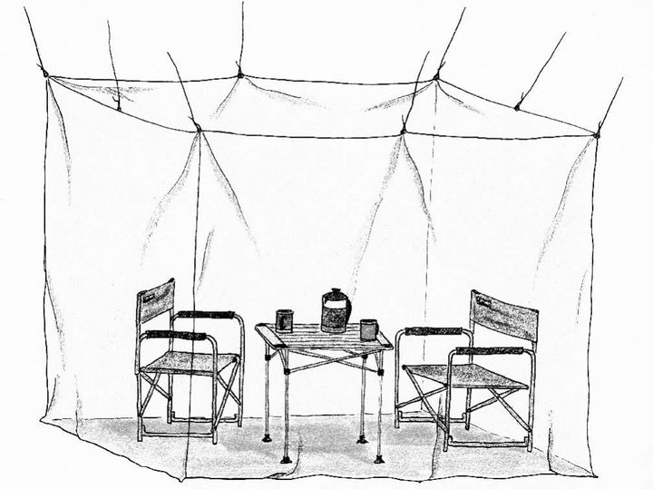 Basic Nature Moskitonetz Klassik Doppel, Mesh 225, 1433000 2x2,2x2 Meter Einheitsgrösse, 2x2,2x2 Met