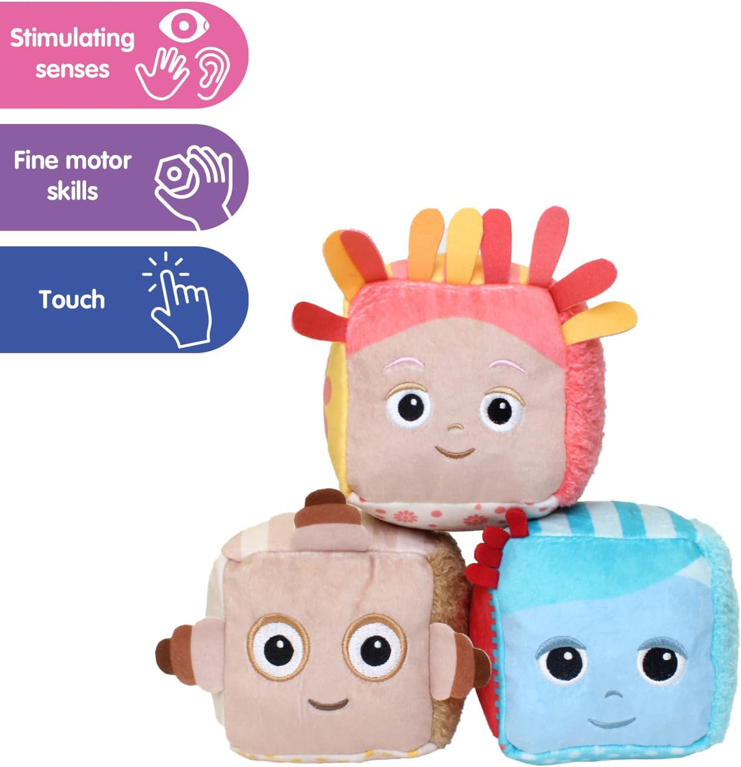 In the Night Garden Spielzeug, diese Komfortwürfel sind sensorische Spielzeuge, wobei jeder Ton hat,