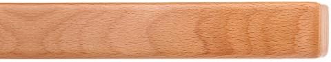 Handlauf Holzhandlauf VKT 42 x 42 mm Wandhandlauf Buche gebeitzt auf Wenge Halter eckig 190 cm 2 Hal