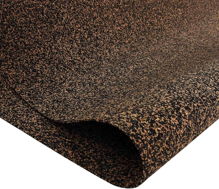 Korkrolle braun 1000 x 100 cm als Pinnwand oder Wandverkleidung aus Kork und Gummi, Braun 1