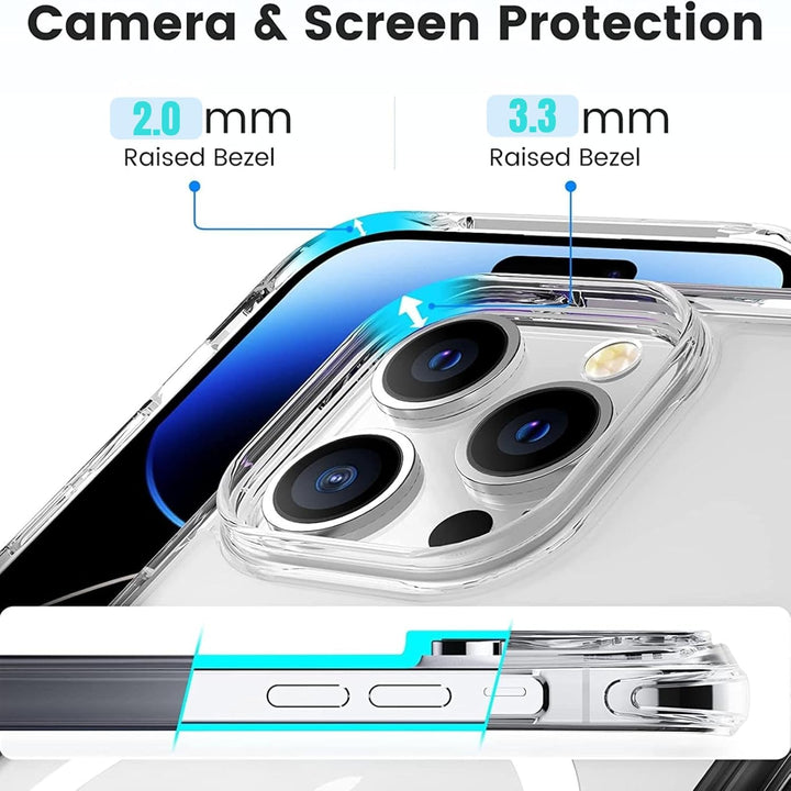 Handykette mit Band für Apple iPhone 13 Pro Max Hülle - Necklace Handyhülle - Transparente Case zum
