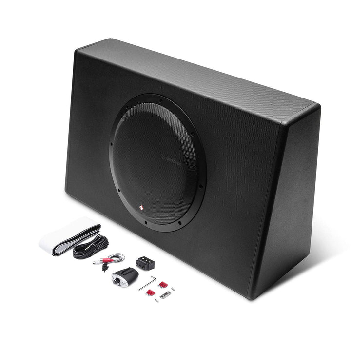 Rockford Fosgate Punch P300-12T Verstärkter Subwoofer für LKW, 30,5 cm, 300 W, Schwarz, Schwarz