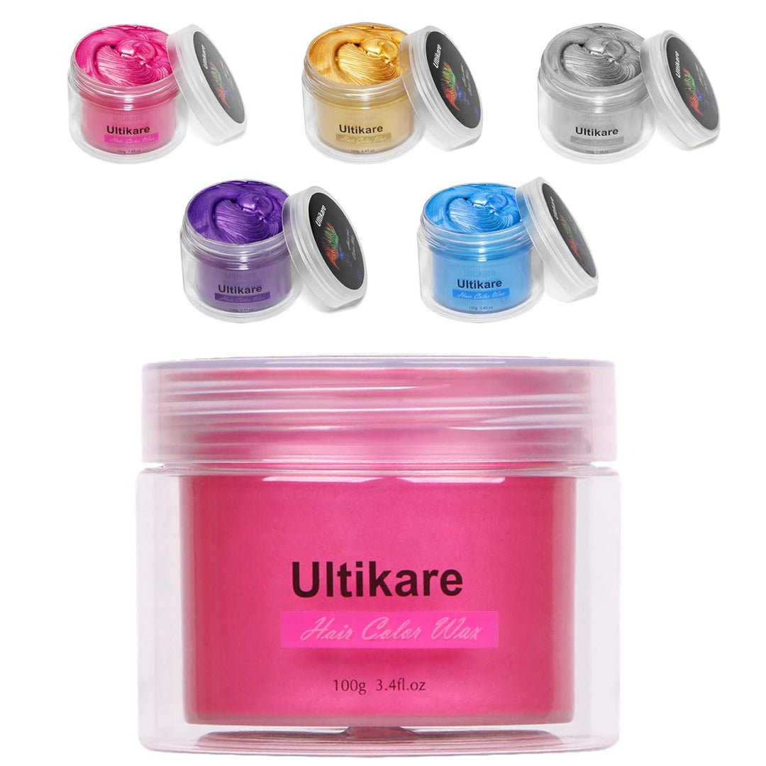 Haarfarbe Wachs,Ultikare Temporäre Haarfärbemittel, Instant Hair Dye Cream Mud Washable Natürliche H