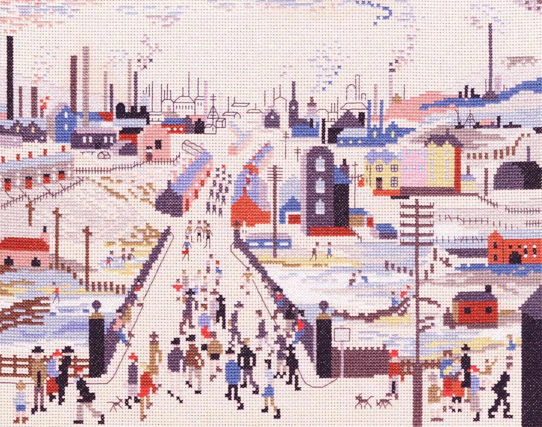 Bothy Threads Kreuzstich-Set Kanalbrücke, 33x26cm, XLC10, Zählmuster