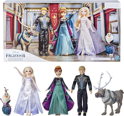 Disney Die Eiskönigin 2 Das grosse Eiskönigin II Finale Set, Anna, Elsa, Kristoff, Olaf und Sven mit