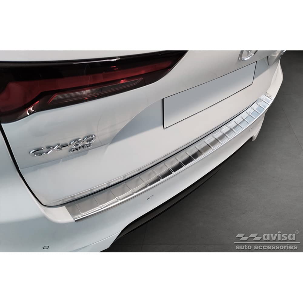 Avisa Edelstahl Heckstossstangenschutz kompatibel mit Mazda CX-60 2022- 'Ribs'
