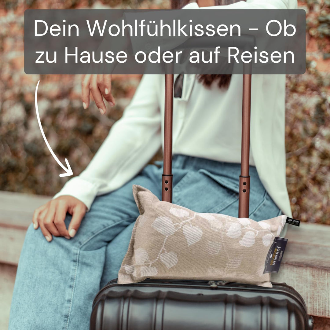 Jokipiin Premium Saunakissen 40 x 22 cm | 100% Made in Finland | ReisekissenLeinen Baumwolle