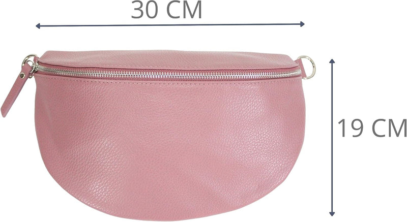 Umhängetasche Damen Stylisch ein crossbody bag damen 100% Leder Genuine Leder Bauchtasche Sehr schon