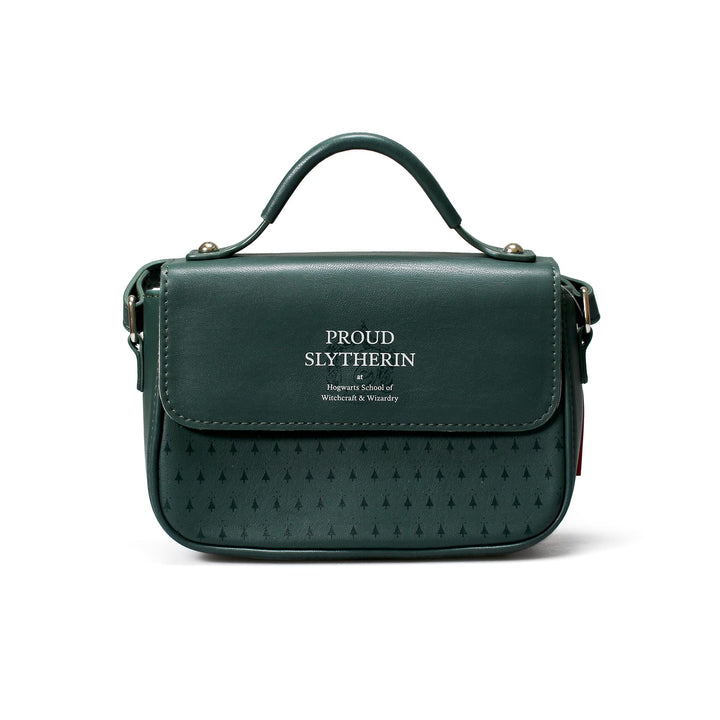Harry Potter Half Moon Bay Umhängetasche – Proud Slytherin Taschen – House Pride – Schultasche, grün