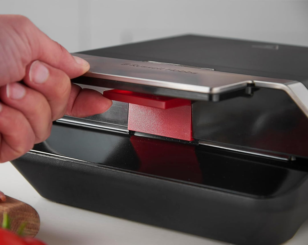 Russell Hobbs Sandwichmaker [langlebige antihaftbeschichtete Platten] Sandwichtoaster Easy Clean (sc