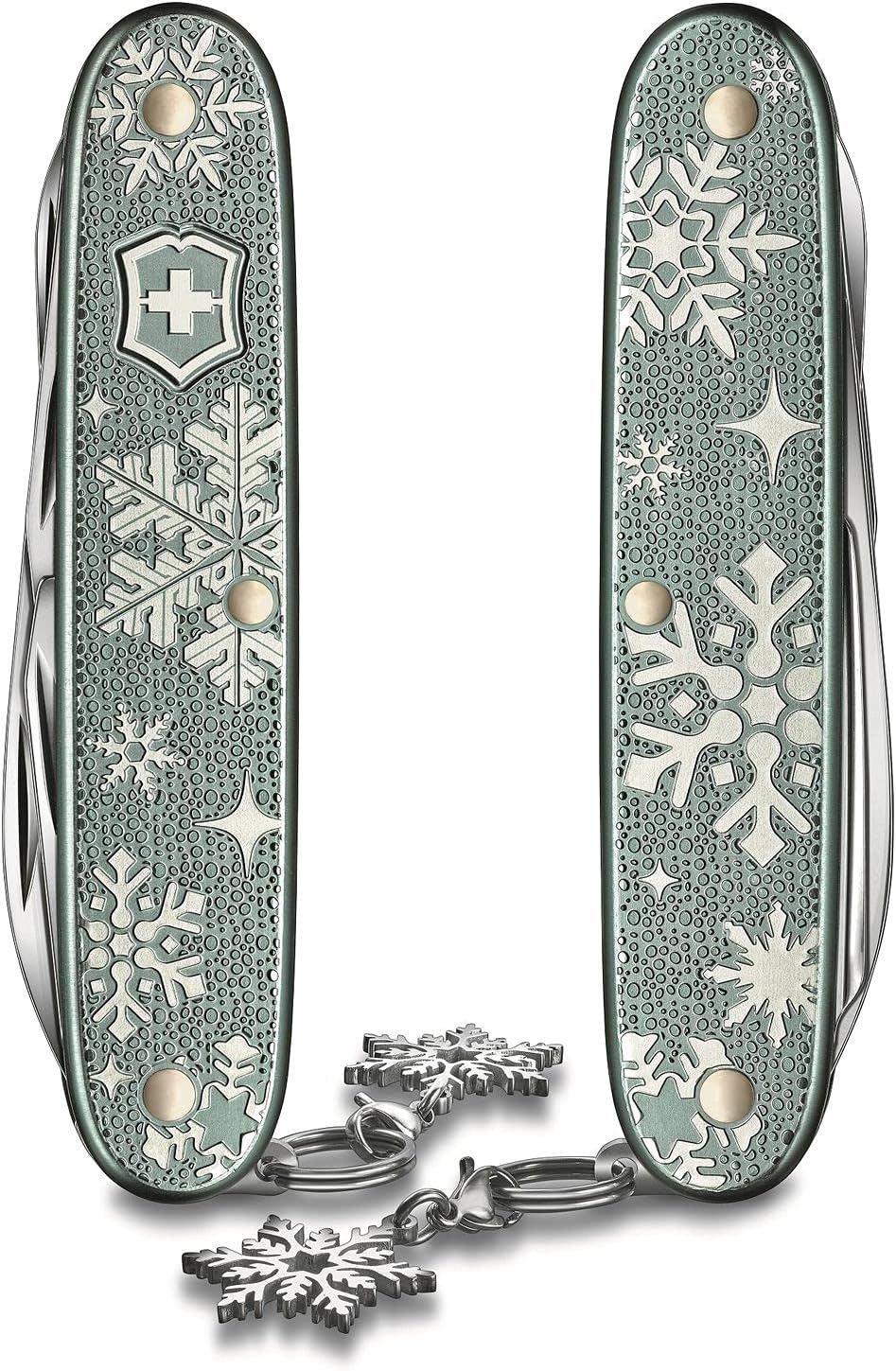 Victorinox Taschenmesser Pioneer X Winter Magic, 93mm, 2020 Special Edition, Blau-grau