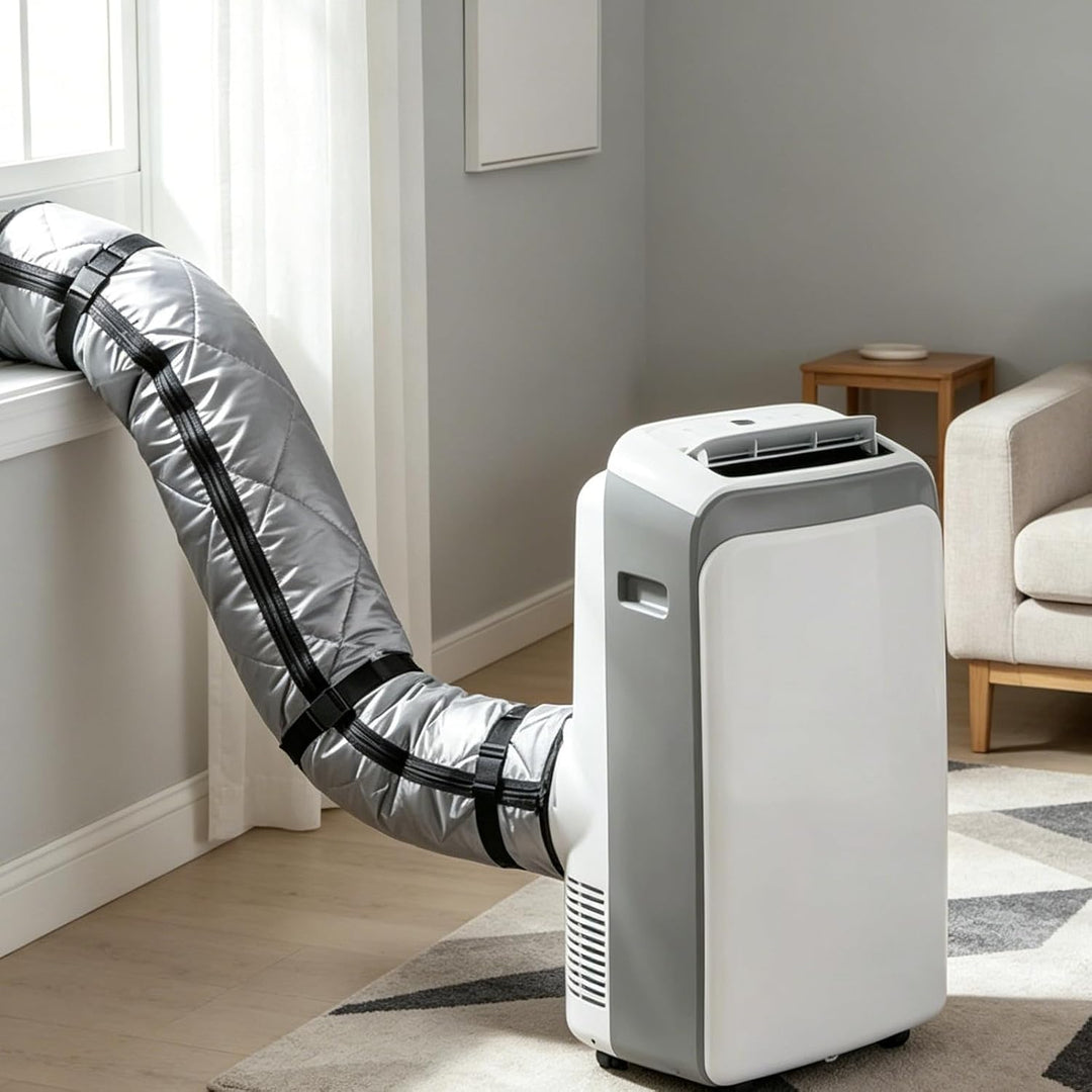 Zerodeko Isolierhülle für Klimaanlagenschläuche aus Aluminiumfolie und Oxford Stoff Flexible Passfor