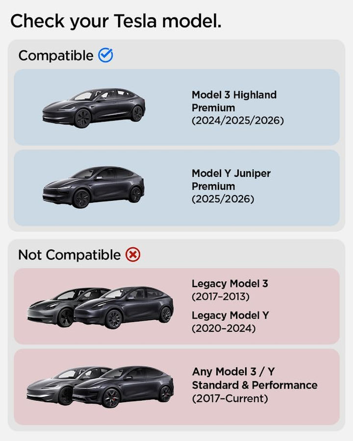 Spigen Autositzhaken [2er-Pack] für Tesla Model Y Juniper 2025 2026 & Model 3 Highland 2024-2026 (Nu