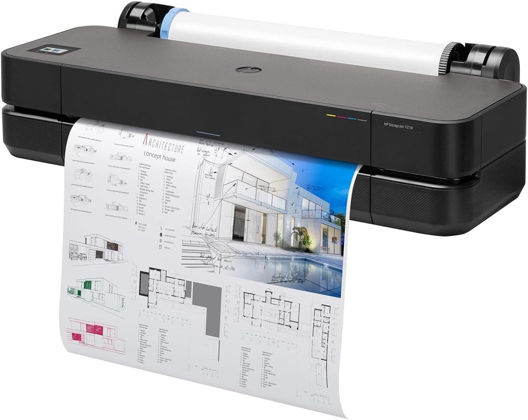 HP DesignJet T210 24 Zoll, 61 cm 8AG32D, Grossformatdrucker, Plotter, Standard A4-A1, 59 A1-Ausdruck