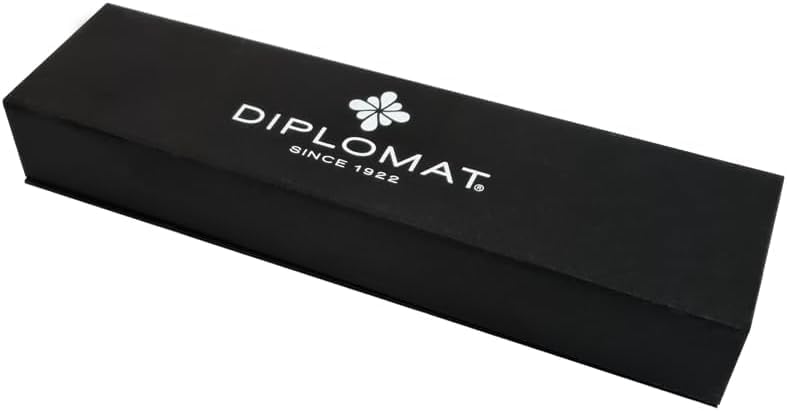 DIPLOMAT - Tintenroller Traveller Schwarz matt - Schick und elegant - 5-Jahre-Garantie - Langlebig -