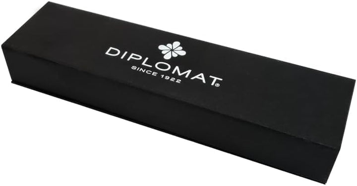 DIPLOMAT - Tintenroller Traveller Schwarz matt - Schick und elegant - 5-Jahre-Garantie - Langlebig -