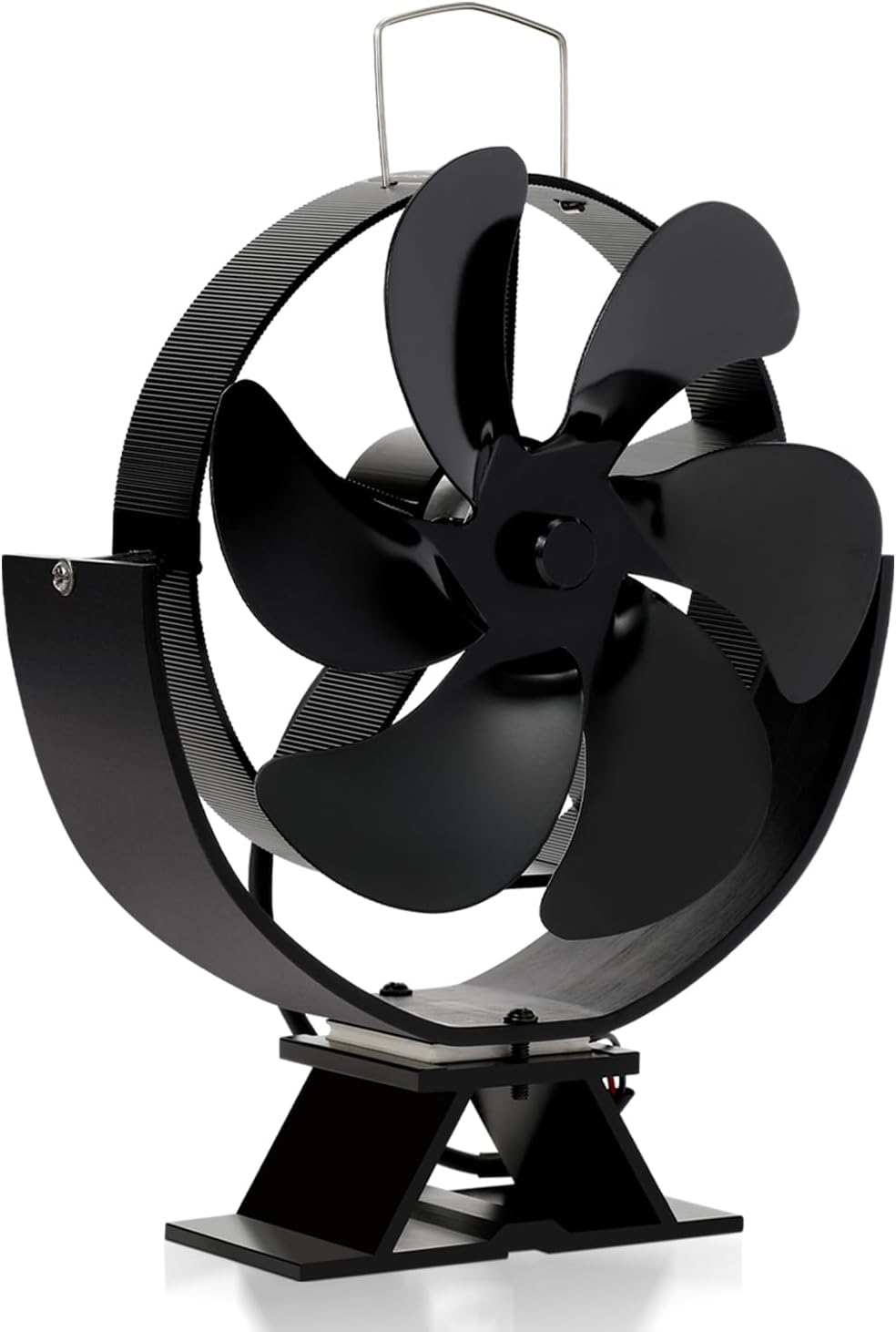 Eulenke Ofenventilator ohne strom mit 6 Blättern, Kaminventilator, Ventilator für Kaminofen, Kaminve