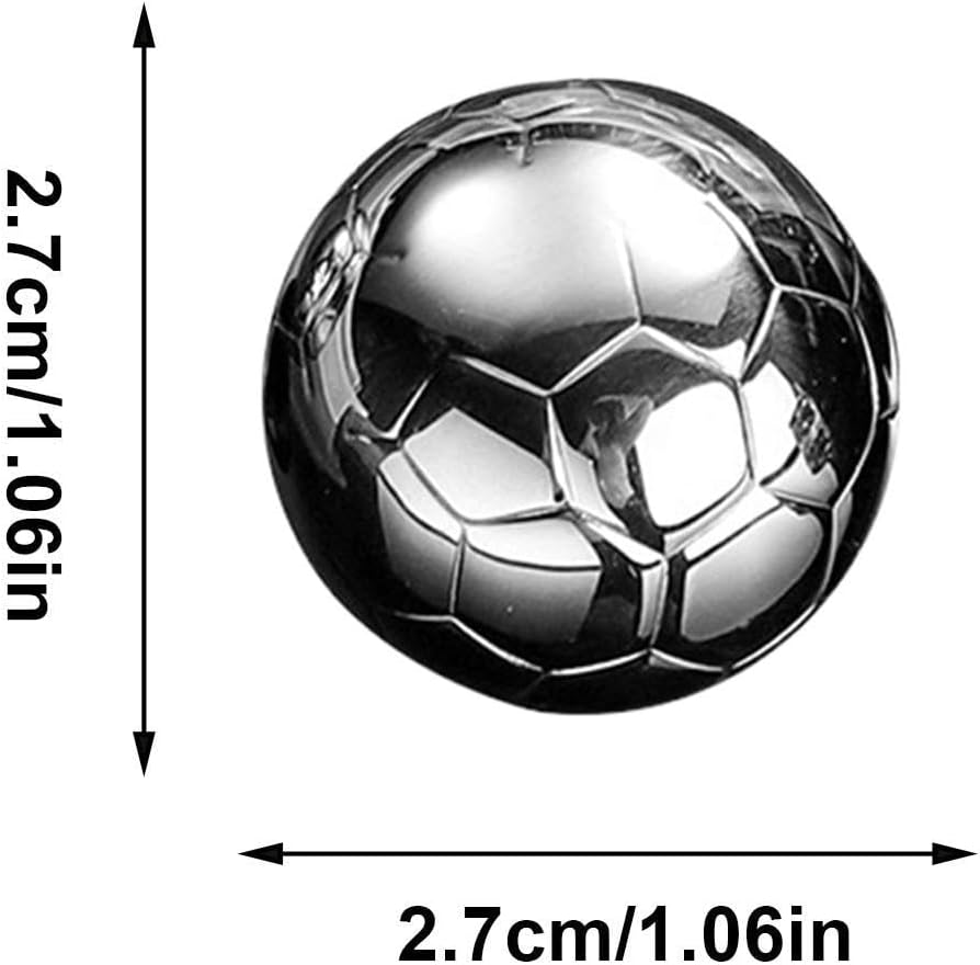 Metall-Eiswürfel Wiedergefrierbare Metall-Fussball-Kühlsteine 4 Stück | Eiswürfelsteine Aus Stahl Fü