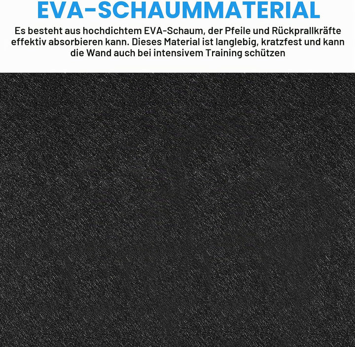 4 Stück Surround Dartscheibe Umrandung: Dartboard Schutzring für 60 cm Dartscheibe, Wandschutz Ring,