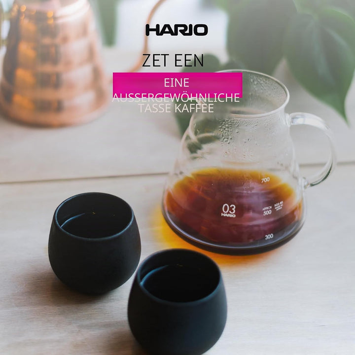 Hario XGS-80TB Kaffeekanne aus Glas / Range Server 800 ml, farblos, 13 x 15,2 x 13 cm, 13 x 15,2 x 1