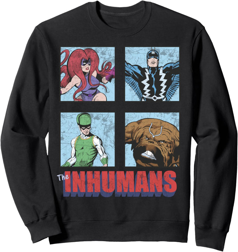 Marvel The Inhumans Comic Panels Sweatshirt