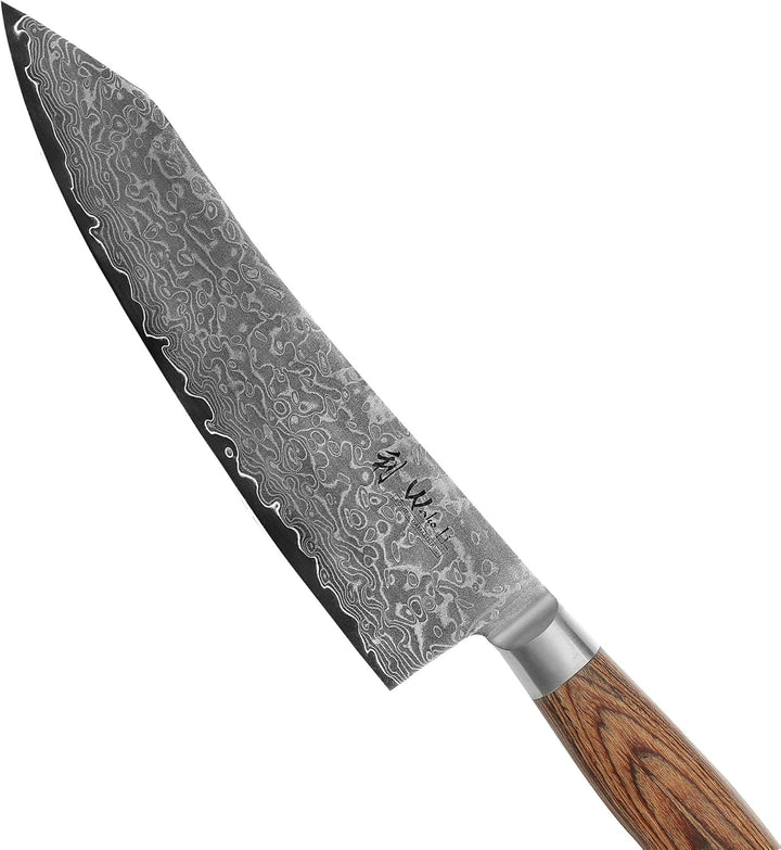 Wakoli EDIB Pro Premium Kiritsuke Chefmesser mit 20 cm Klinge gefertigt aus 67 Lagen echtem Damastst