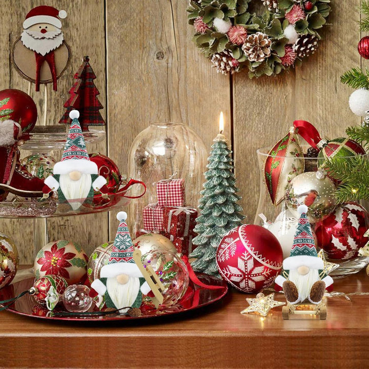 Gehydy Weihnachtswichtel Figuren 3er Set Weihnachtsdeko Wichtel Weihnachten Deko Wichtel Zubehör Dek